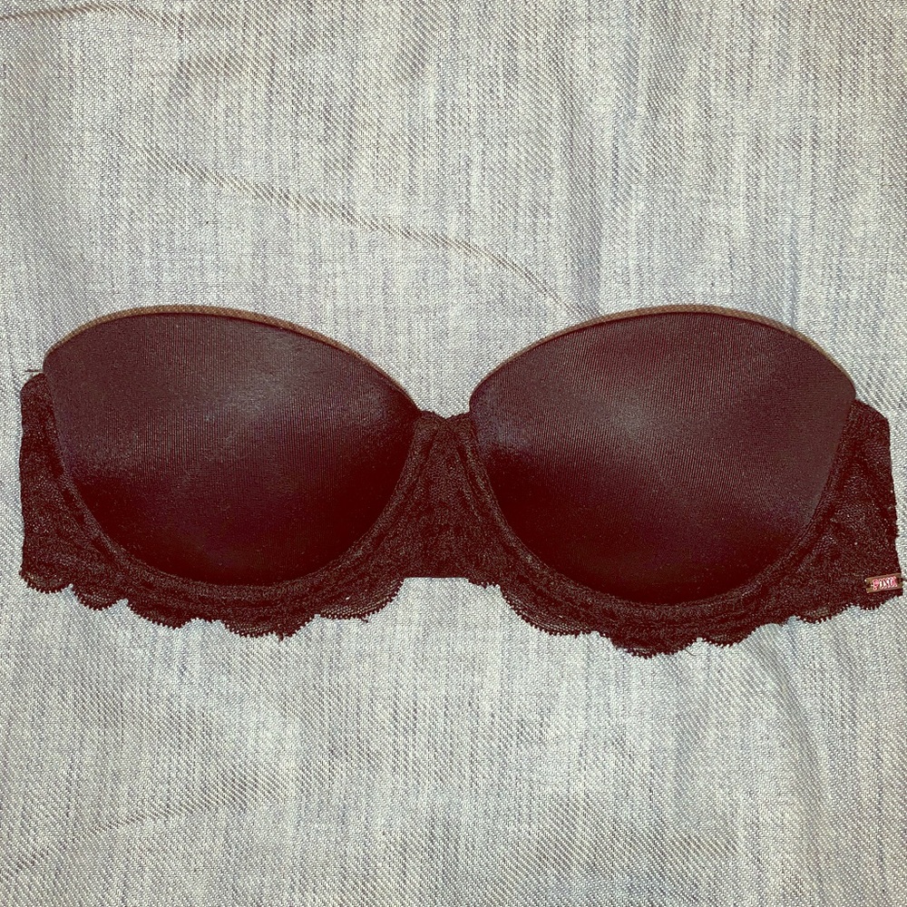 VS Pink Strapless Bra